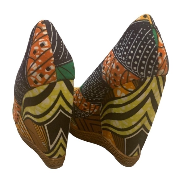 ALDO Forwood Platform Batik Wedge with woven leather trim - Picture 5 of 10